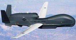 imagen del avión militar RQ-4 Global Hawk de Estados Unidos